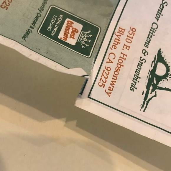 VINTAGE 1990s Blythe, California Street Map - Picture 10 of 10